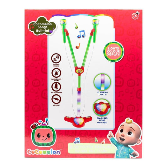 Cocomelon Bluetooth Karaoke Double Mic Stand.