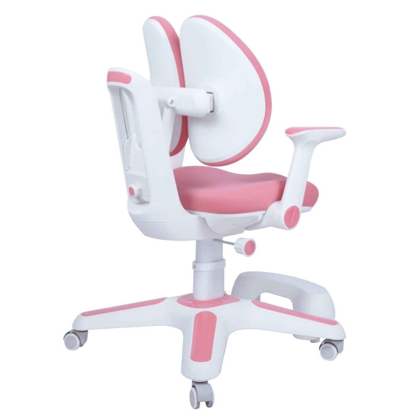 4x Ergonomic Children Kids Study Chairs Height Adjustable - Pink.