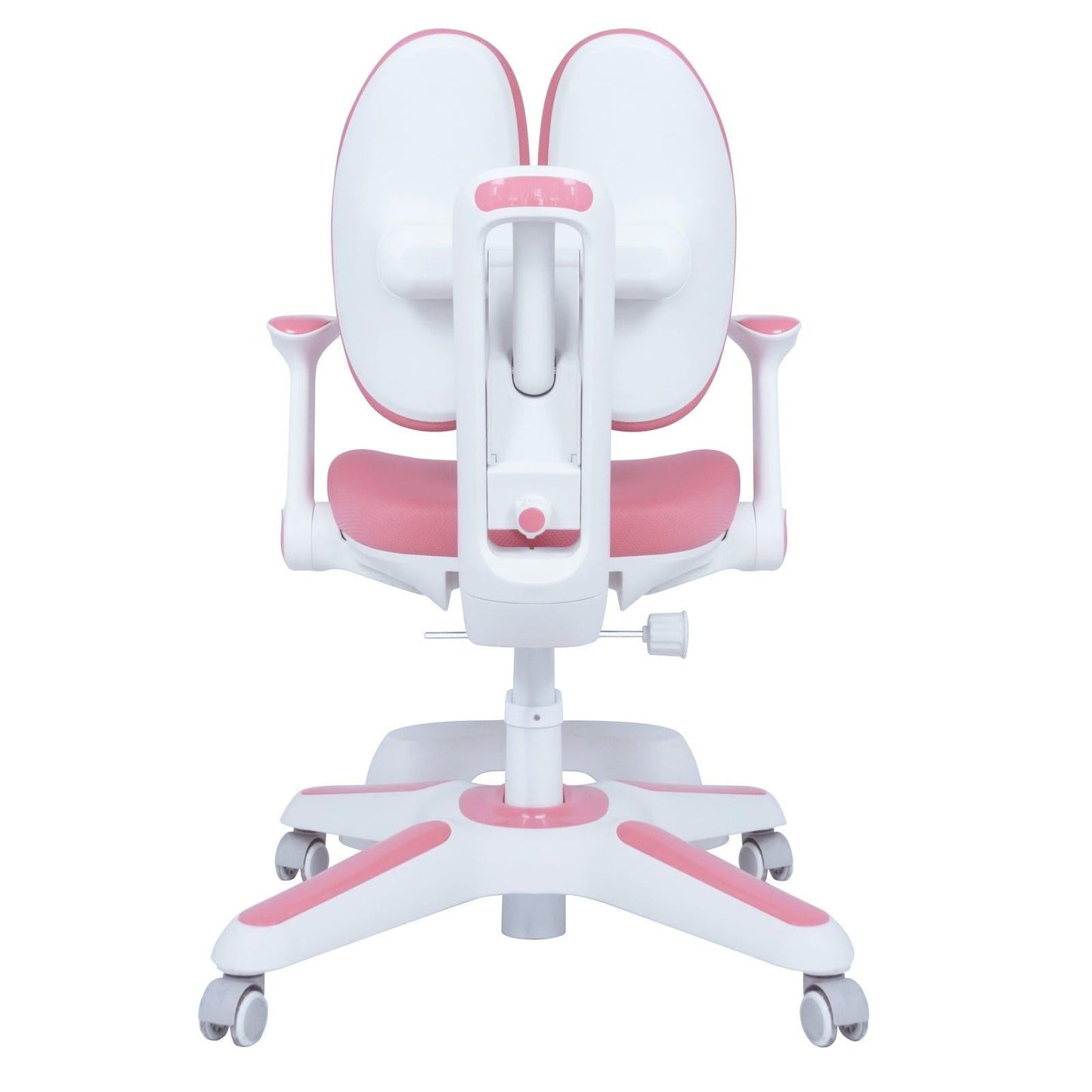 4x Ergonomic Children Kids Study Chairs Height Adjustable - Pink.