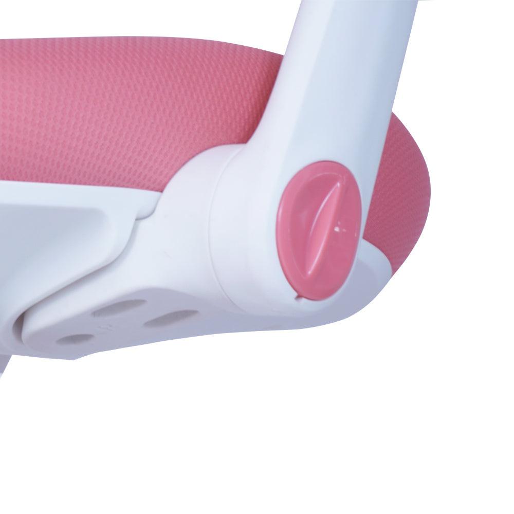 4x Ergonomic Children Kids Study Chairs Height Adjustable - Pink.