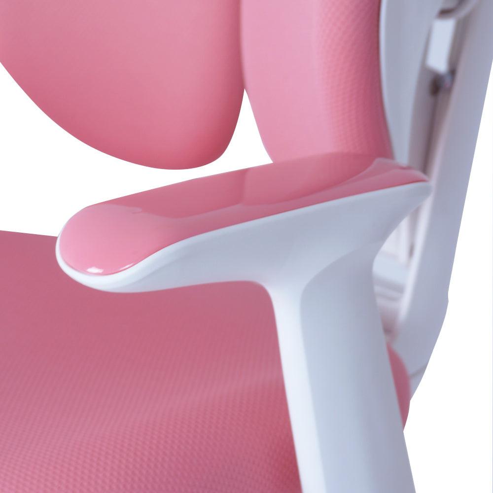 4x Ergonomic Children Kids Study Chairs Height Adjustable - Pink.