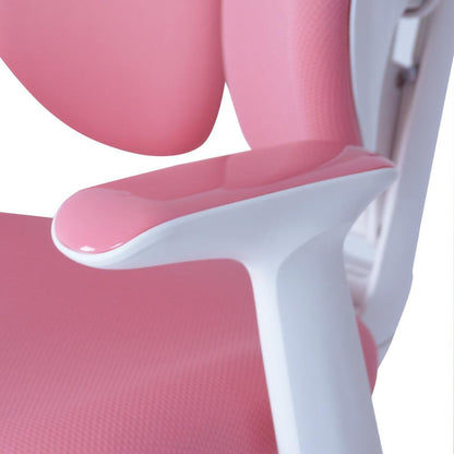 4x Ergonomic Children Kids Study Chairs Height Adjustable - Pink.