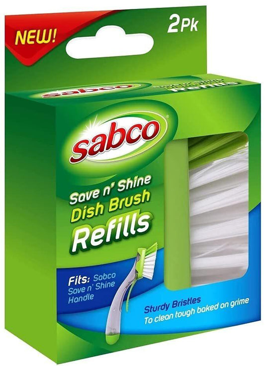 Sabco Pk2 Save N Shine Dish Brush Refill fits Save and Shine Handle.