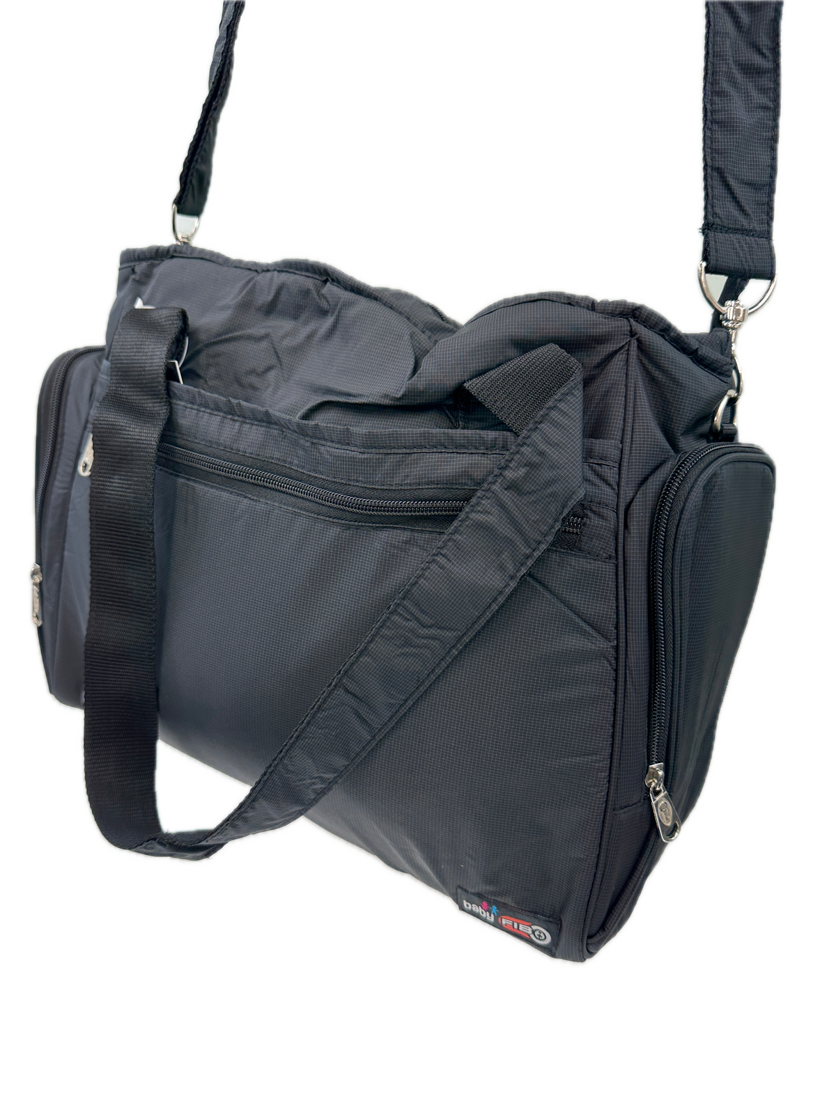 FIB Baby Nappy Bag Diaper Maternity Milk Mummy Changing Travel Tote - Black.