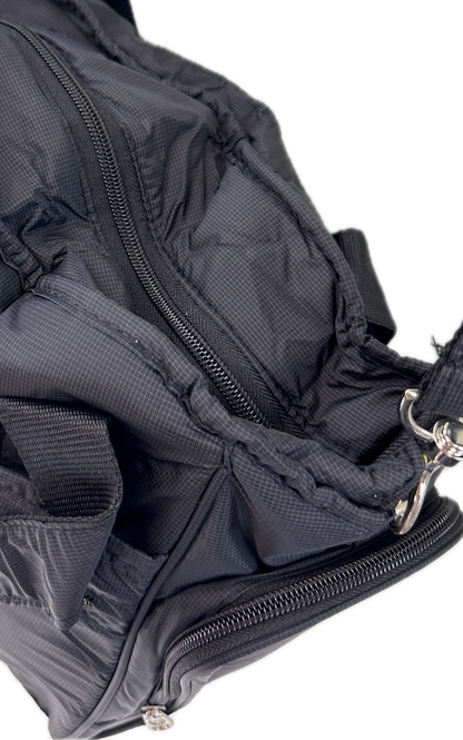 FIB Baby Nappy Bag Diaper Maternity Milk Mummy Changing Travel Tote - Black.