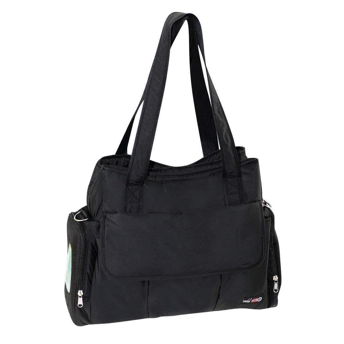 FIB Baby Nappy Bag Diaper Maternity Milk Mummy Changing Travel Tote - Black.