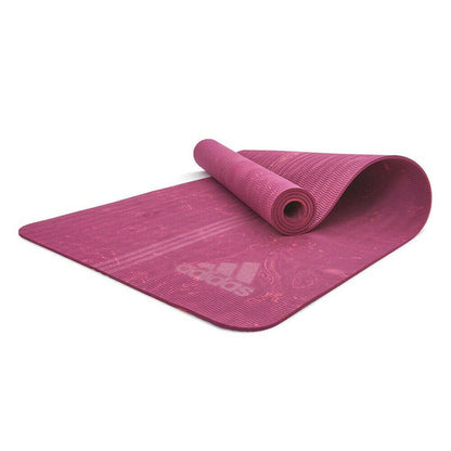 Adidas Premium 5mm Camo Sports Home/Gym Fitness Exercise Yoga Mat Power Berry.