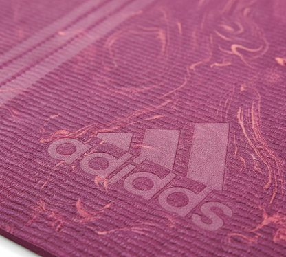 Adidas Premium 5mm Camo Sports Home/Gym Fitness Exercise Yoga Mat Power Berry.