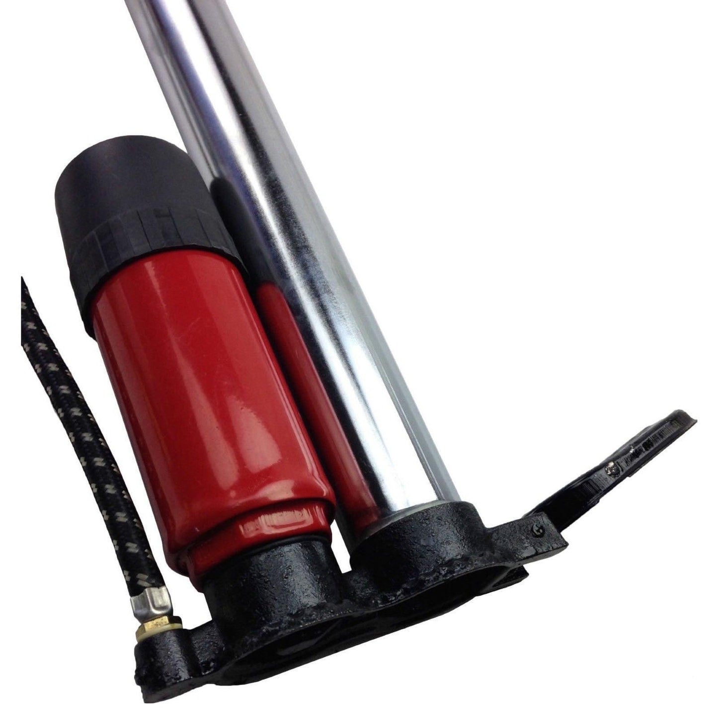 HAND TYRE PUMP With Booster & KPA Gauge Psi Bike Air Inflator Bicycle Tire.