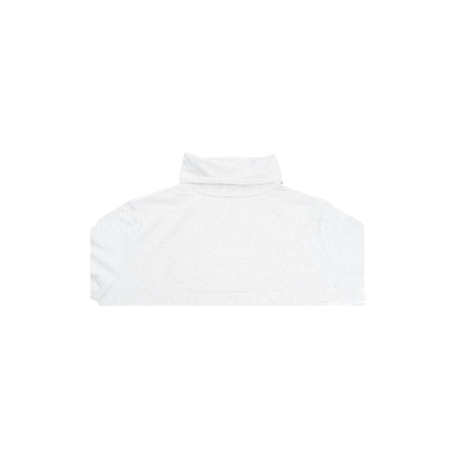 Ladies SKIVVY Womens Long Sleeve Plain Top Warm Turtleneck Cotton High Neck in White - L