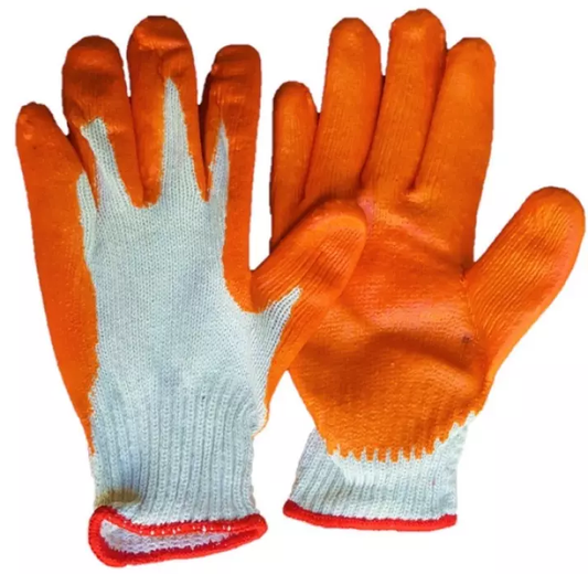 WORK GLOVES General Purpose Glove Safety Rubber Grip Non Slip Coated.