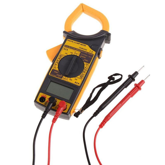 Digital Clamp Meter AC/DC Voltage Resistance Frequency DM6266 - Batteries Incl..