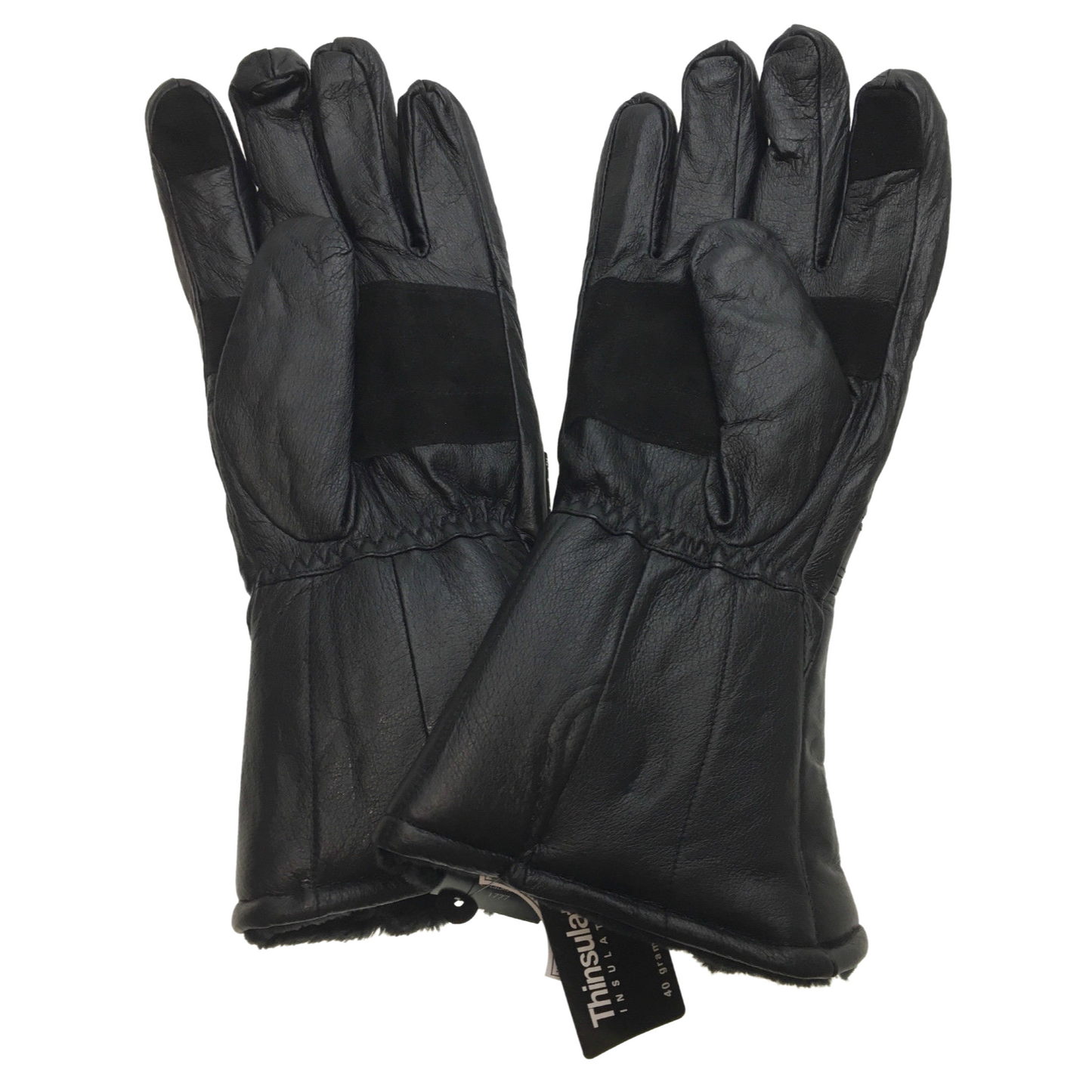 3M Winter Motorbike Bike Waterproof Gloves Leather Motor Bicycle Motorcycle - Black - L.