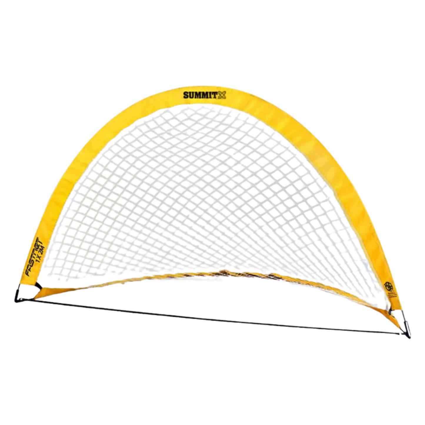 2x Summit Pop Up Teardrop Advance FFA Half Dome Training Football Soccer Goal 2mx1m.