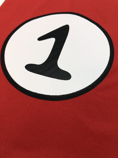Kids Cat In The Hat Thing 1 Dr Seuss Red Top Party Costume Book Week Childrens - S (4-5 Years Old)