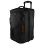 140L Pierre Cardin Trolley Bag Medium Soft Travel Luggage Wheeled Duffle - Black