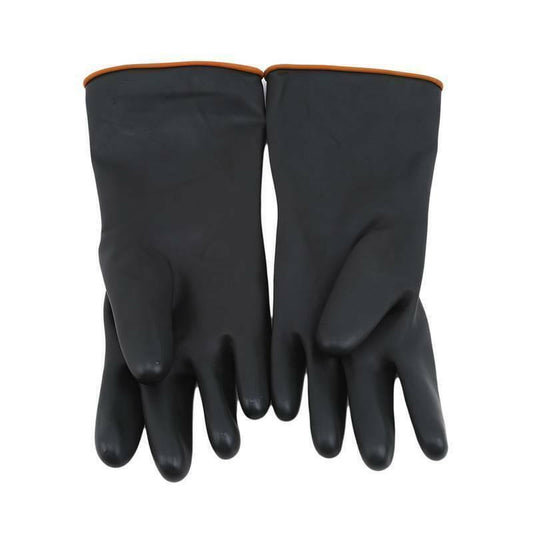 Latex Gloves Rubber PPE Industrial Anti Chemical Acid Heavy Duty Work.