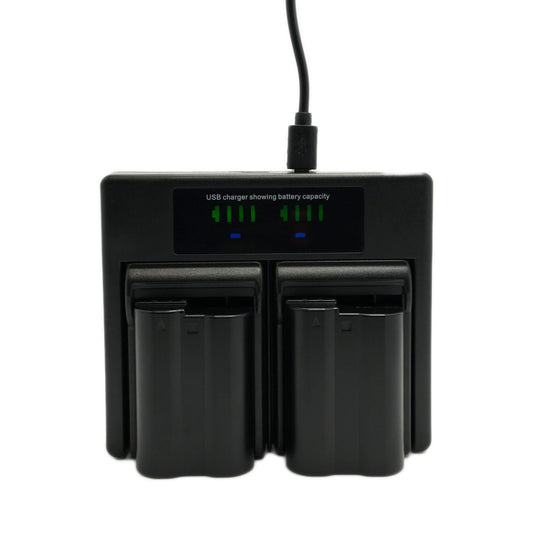 Hridz EN-EL15 Battery & Charger set for Nikon Z6, Z7, D780, D500, D600, D610, D750, D800, D810, D810a, D850.