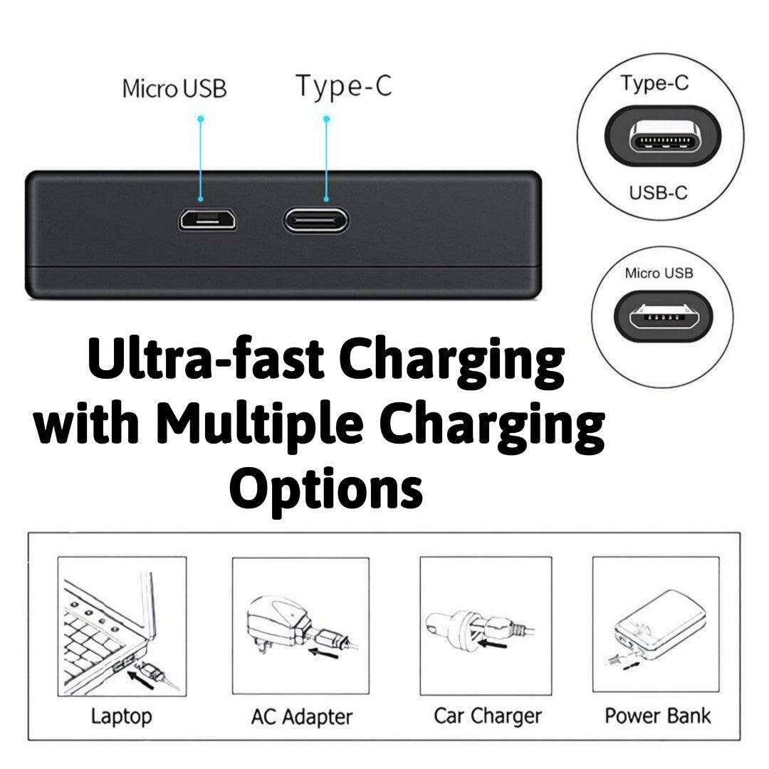 Hridz EN-EL15 Battery & Charger set for Nikon Z6, Z7, D780, D500, D600, D610, D750, D800, D810, D810a, D850.