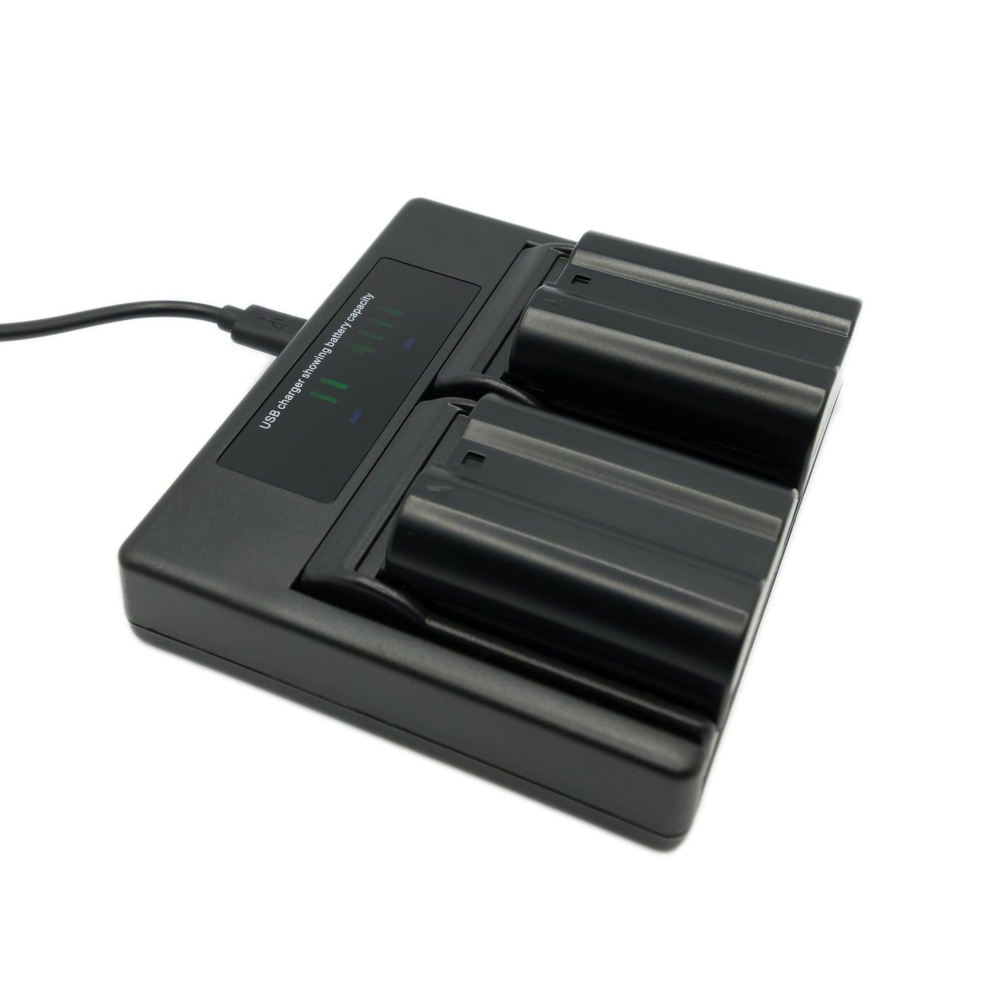 Hridz EN-EL15 Battery & Charger set for Nikon Z6, Z7, D780, D500, D600, D610, D750, D800, D810, D810a, D850.