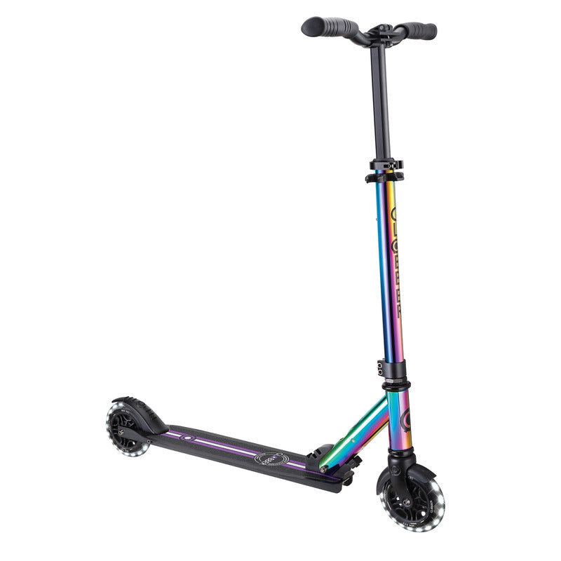 Globber FLOW ELEMENT LIGHTS Neochrome w Black Deck.