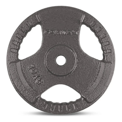CORTEX 90kg Tri-Grip Standard Barbell Weight Set with Weight Tree 25mm