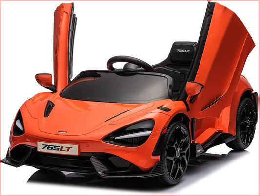 12V Licensed McLaren 765LT Kids Ride On Sports Electric Car.
