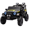 12V Kids Electric Ride On Jeep â Black.