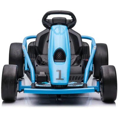24V Go Kart for kids with Drift Function – Blue