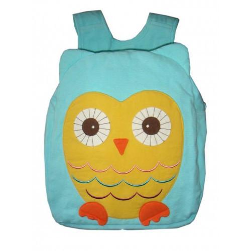 Hootie Owl Back Pack-Blue. Hover Image