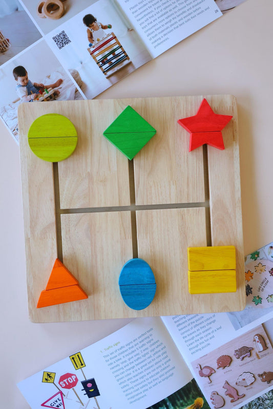 Move and Make Shape Board.