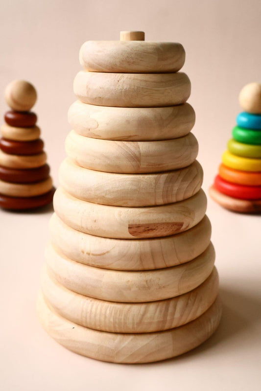 Natural Circle Stacker.