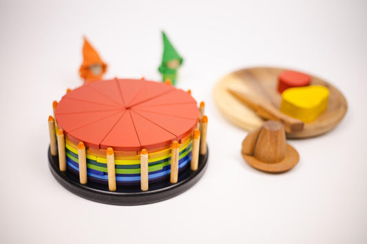 Circle Fraction Cake.