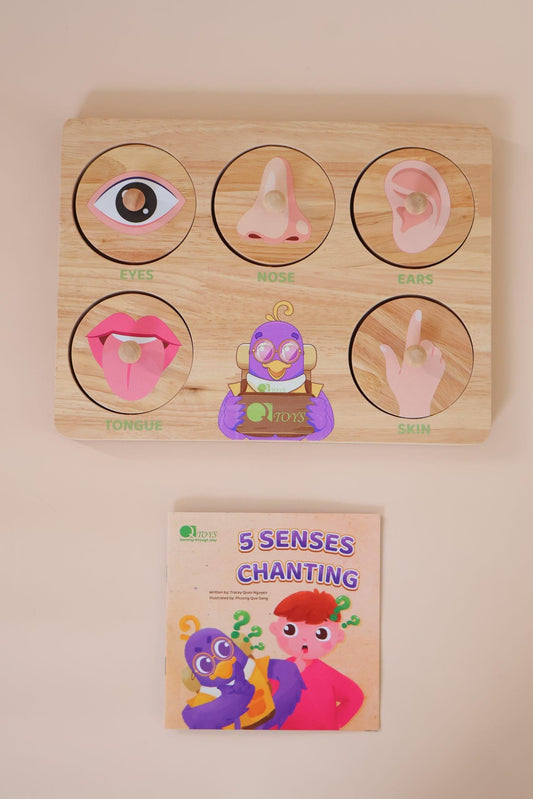 5 senses puzzle.