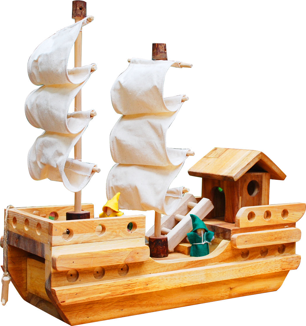Wooden Pirate Ship.