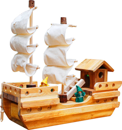 Wooden Pirate Ship.