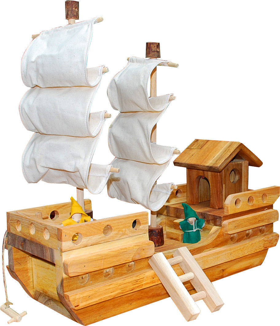 Wooden Pirate Ship.