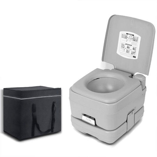 10L Outdoor Portable Camping Toilet Bonus Carry Bag.