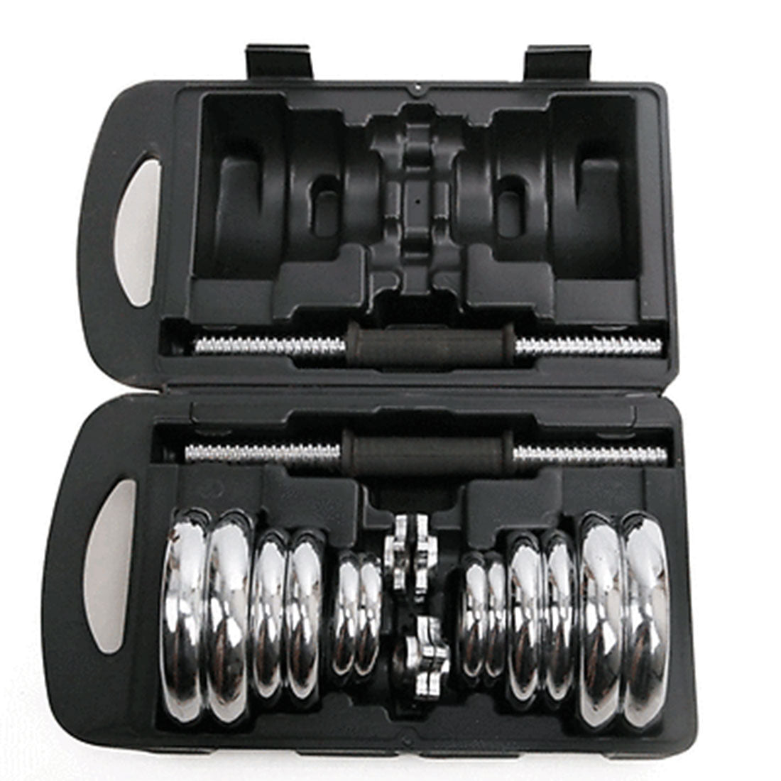 20KG York Dumbbell Set Weight Dumbbells Home Gym Fitness BarBell w/ Case.