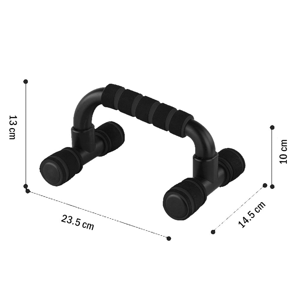 Push Up Bar handle Push-up Stand Grip For Home Fitness Exercise Workout - black.