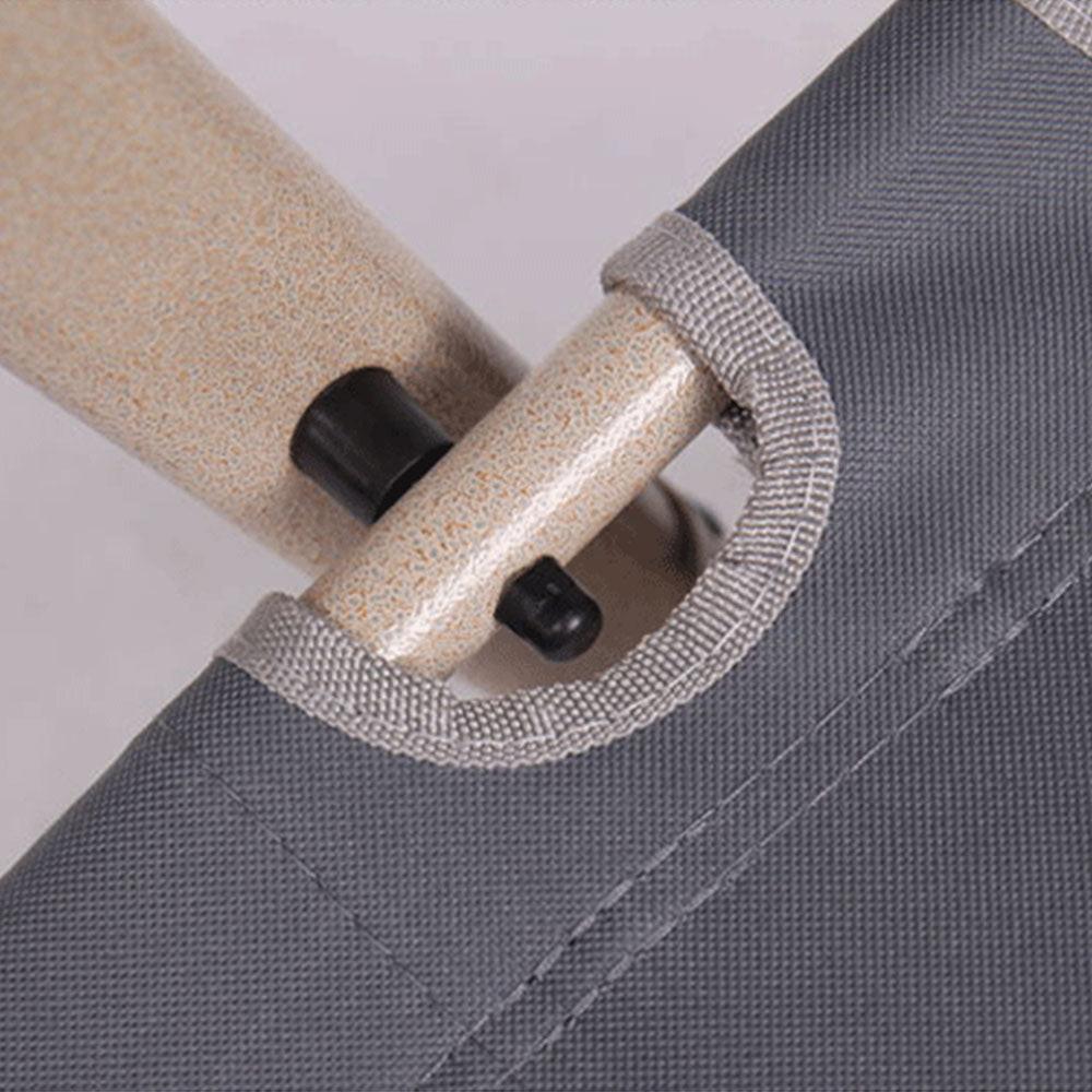 Reclining Sun Beach Deck Lounge Chair Outdoor Folding Camping Fishing Arm Rest - grey.
