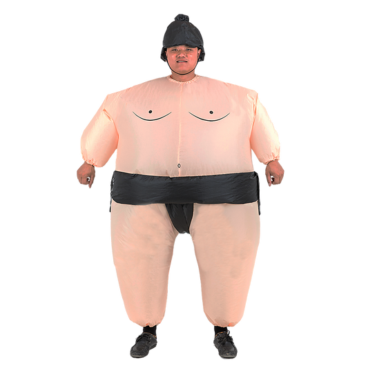 SUMO Fancy Dress Inflatable Suit -Fan Operated Costume.