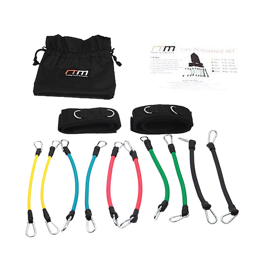 13PC Resistance Bands Set â Fitness Exercise Tubes with Handles & Leg Bands.
