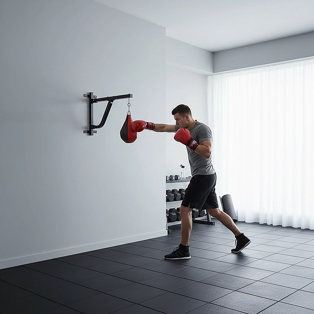 Boxing Punching Bag Wall Pivot Rack â Swivel Mount for Home Gym.