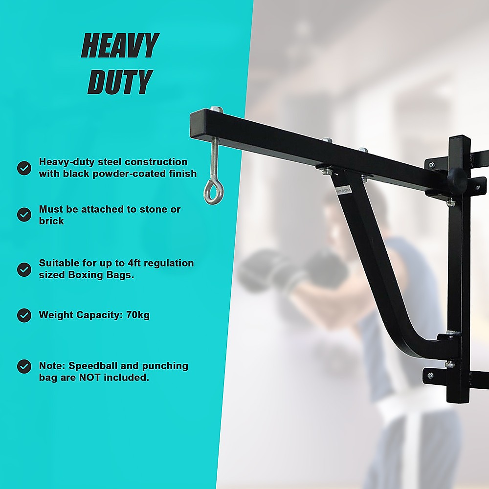 Boxing Punching Bag Wall Pivot Rack â Swivel Mount for Home Gym.