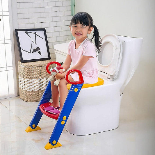 Kids Toilet Ladder Toddler Potty Training Seat.