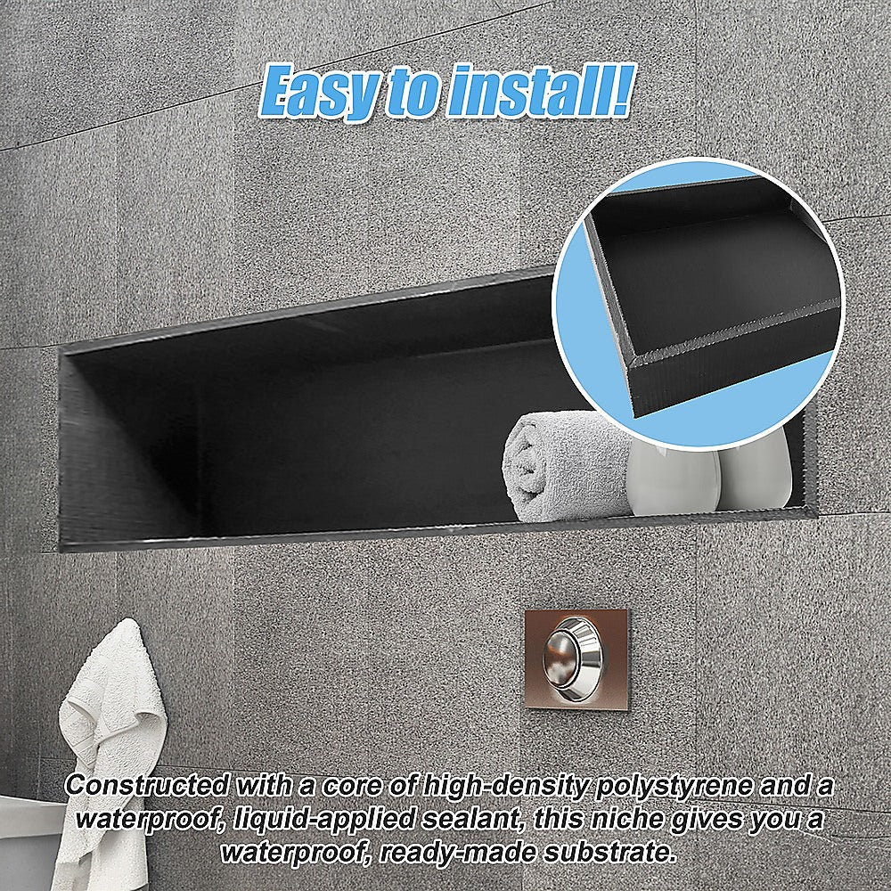 Shower Niche - 250 x 900 x 92mm Prefabricated Wall Bathroom Renovation.