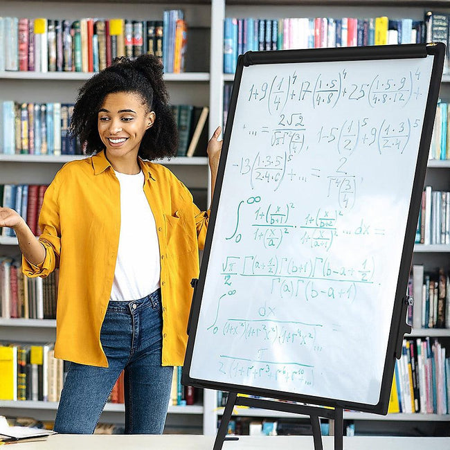60 x 90cm Magnetic Writing Whiteboard Dry Erase w/ Height Adjustable Tripod Stand Main Image