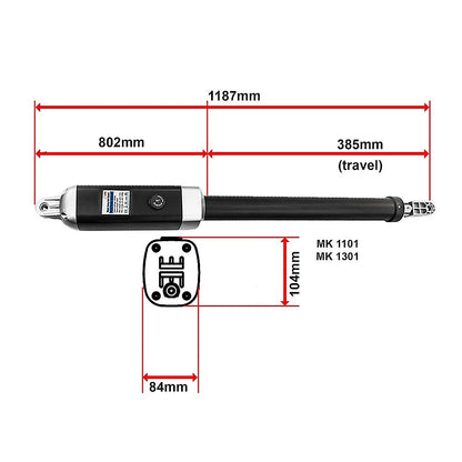 500KG Single Swing Auto Motor Remote Gate Opener