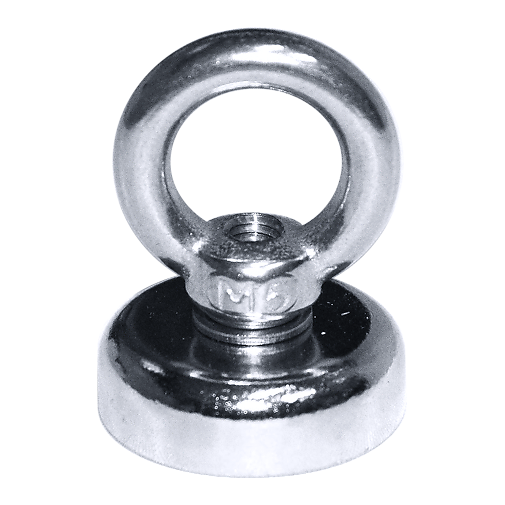12Kg SALVAGE Strong MAGNET N52 Neodymium Eyebolt Circular Ring.
